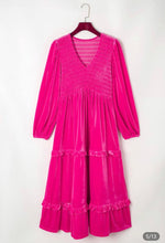 Load image into Gallery viewer, Pink Velvet Dress
